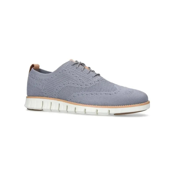 Cole Haan Mens‎ Sz 11.5 M 2.ZERØGRAND Oxford Dress Shoe Stitchlite Blue - Picture 1 of 13